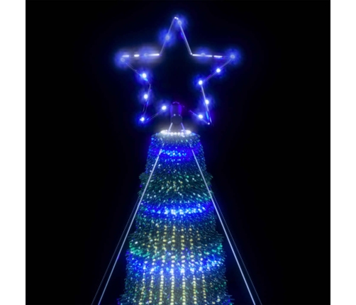 Árbol de Navidad LED 1028 LEDs azul 403 cm