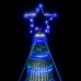 Árbol de Navidad LED 1028 LEDs azul 403 cm