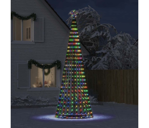 Árbol de Navidad LED 1028 LEDs de colores 403 cm