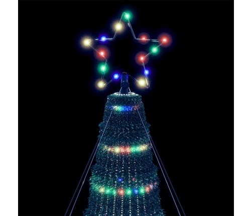 Árbol de Navidad LED 1028 LEDs de colores 403 cm