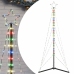 LED para árbol de Navidad 363 LEDs de colores 182 cm