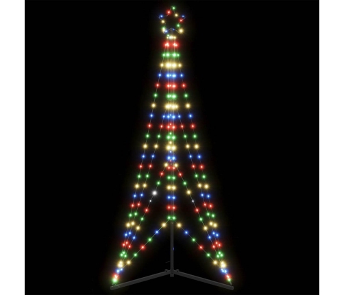 LED para árbol de Navidad 363 LEDs de colores 182 cm