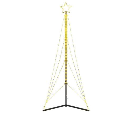 VidaXL Árbol de Navidad LED 483 LEDs blanco cálido 240 cm