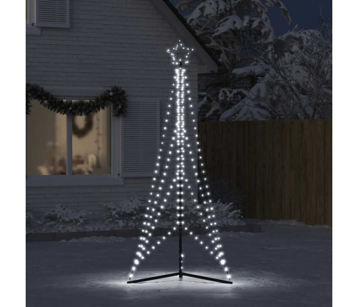 Árbol de Navidad LED 483 LEDs blanco frío 240 cm