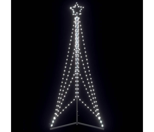 Árbol de Navidad LED 483 LEDs blanco frío 240 cm