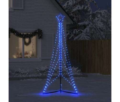 Árbol de Navidad LED 483 LEDs azul 240 cm