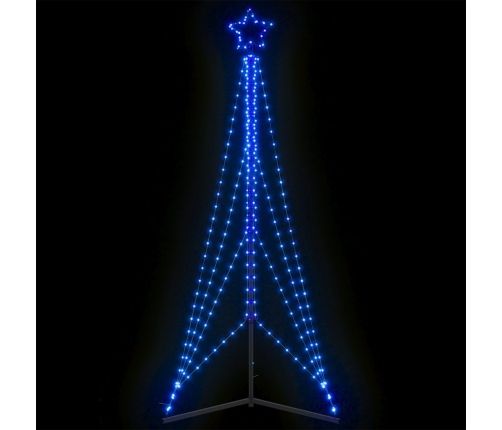 Árbol de Navidad LED 483 LEDs azul 240 cm