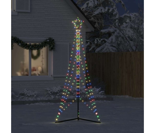 Árbol de Navidad LED 483 LEDs de colores 240 cm