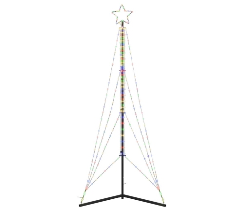 Árbol de Navidad LED 483 LEDs de colores 240 cm