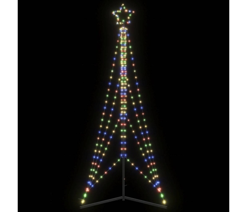 Árbol de Navidad LED 483 LEDs de colores 240 cm