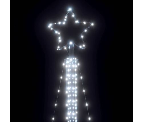 Árbol de Navidad LED 525 LEDs blanco frío 302 cm