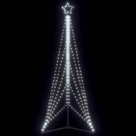 Árbol de Navidad LED 525 LEDs blanco frío 302 cm