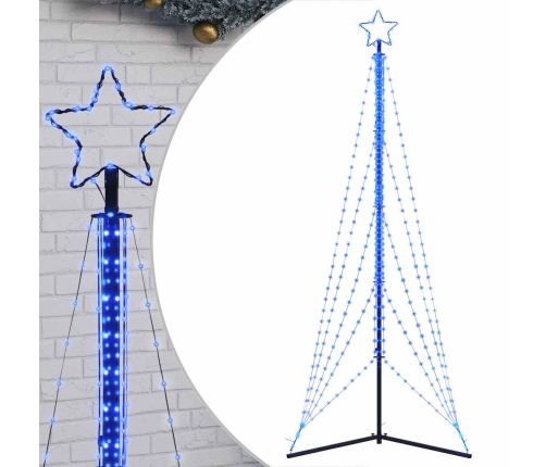 Árbol de Navidad LED 525 LEDs azul 302 cm