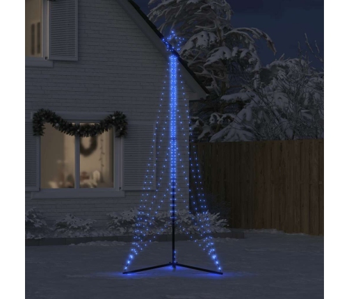 Árbol de Navidad LED 525 LEDs azul 302 cm