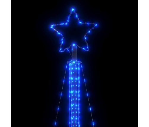 Árbol de Navidad LED 525 LEDs azul 302 cm