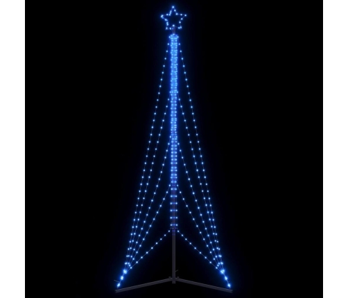 Árbol de Navidad LED 525 LEDs azul 302 cm