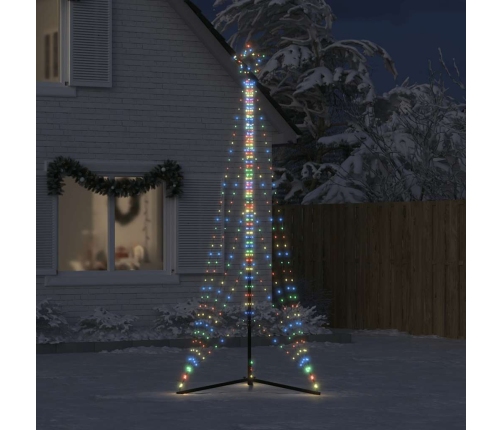 Árbol de Navidad LED 525 LEDs de colores 302 cm