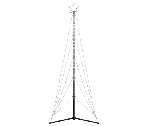 Árbol de Navidad LED 525 LEDs de colores 302 cm