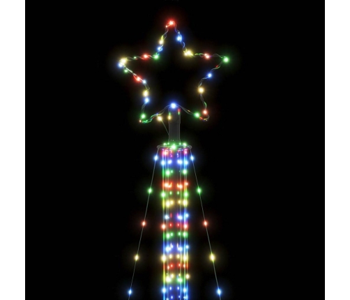 Árbol de Navidad LED 525 LEDs de colores 302 cm