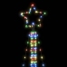 Árbol de Navidad LED 525 LEDs de colores 302 cm