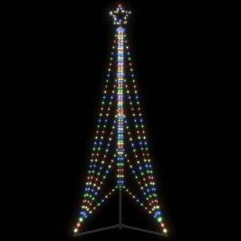 Árbol de Navidad LED 525 LEDs de colores 302 cm