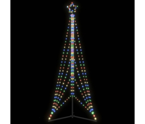 Árbol de Navidad LED 525 LEDs de colores 302 cm