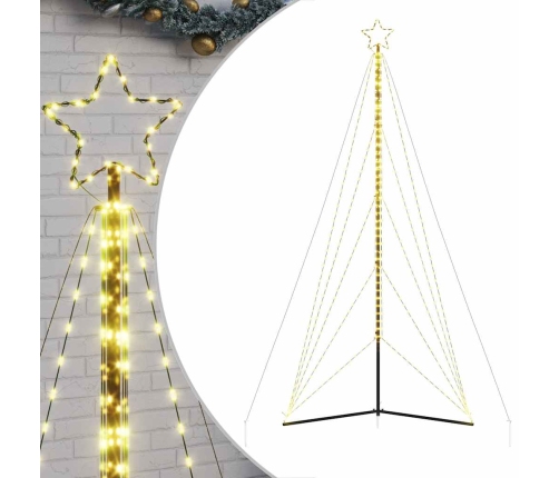 Árbol de Navidad LED 615 LEDs blanco cálido 404,5 cm