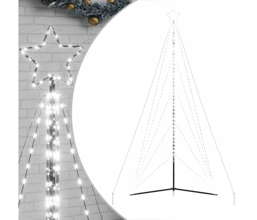 Árbol de Navidad LED 615 LEDs blanco frío 404,5 cm