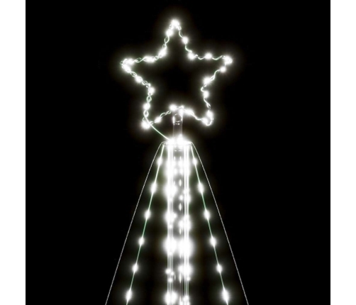 Árbol de Navidad LED 615 LEDs blanco frío 404,5 cm