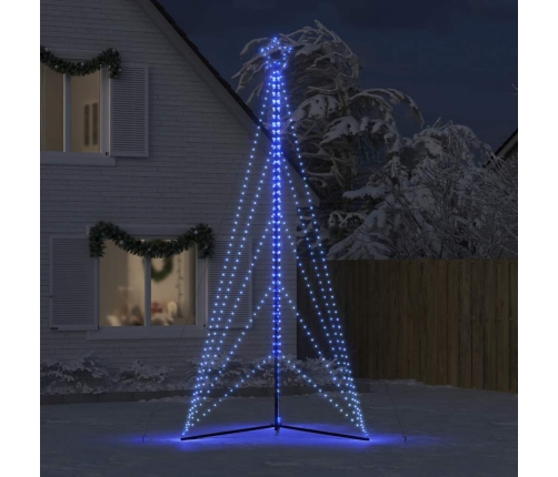 Árbol de Navidad LED 615 LEDs azul 404,5 cm