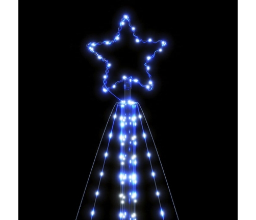 Árbol de Navidad LED 615 LEDs azul 404,5 cm