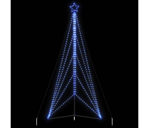 Árbol de Navidad LED 615 LEDs azul 404,5 cm