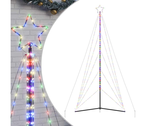 Árbol de Navidad LED 615 LEDs de colores 404,5 cm