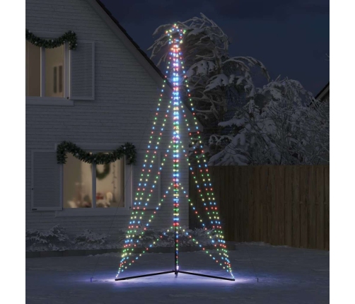 Árbol de Navidad LED 615 LEDs de colores 404,5 cm