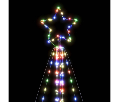 Árbol de Navidad LED 615 LEDs de colores 404,5 cm