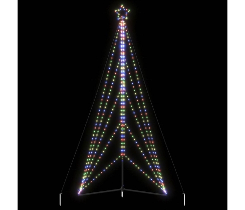 Árbol de Navidad LED 615 LEDs de colores 404,5 cm