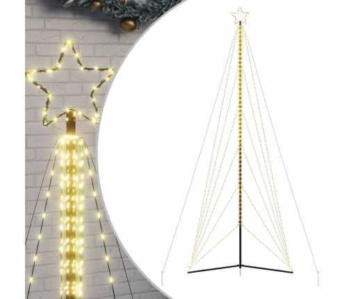 Árbol de Navidad LED 861 LEDs blanco cálido 478 cm