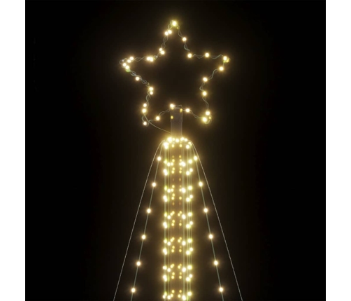 Árbol de Navidad LED 861 LEDs blanco cálido 478 cm