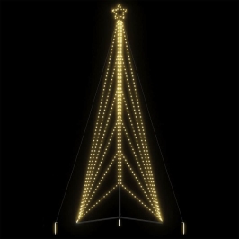 Árbol de Navidad LED 861 LEDs blanco cálido 478 cm