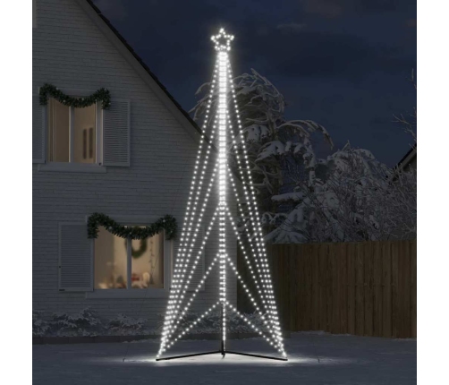 Árbol de Navidad LED 861 LEDs blanco frío 478 cm