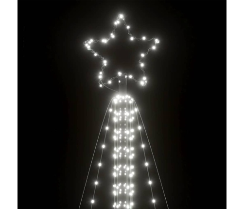 Árbol de Navidad LED 861 LEDs blanco frío 478 cm