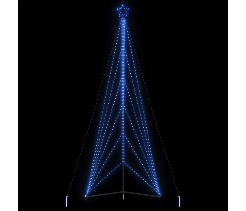 Árbol de Navidad LED 861 LEDs azul 478 cm