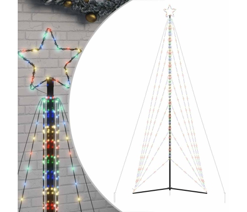 Árbol de Navidad LED 861 LEDs de colores 478 cm