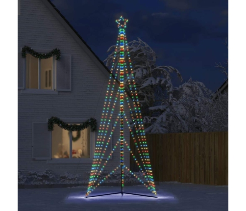 Árbol de Navidad LED 861 LEDs de colores 478 cm