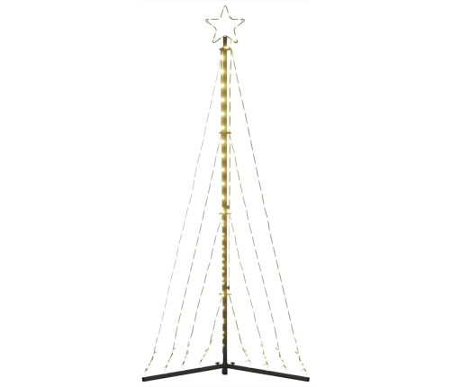 Árbol de Navidad LED 339 LEDs blanco cálido 187 cm