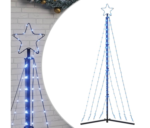 Árbol de Navidad LED 339 LEDs blanco frío 187 cm