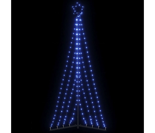 Árbol de Navidad LED 339 LEDs blanco frío 187 cm