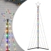 Árbol de Navidad LED 339 LEDs de colores 187 cm