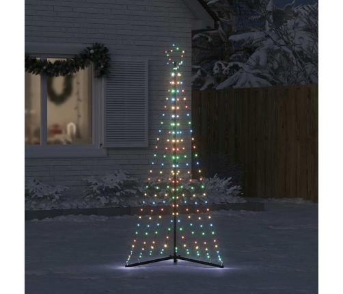 Árbol de Navidad LED 339 LEDs de colores 187 cm