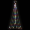 Árbol de Navidad LED 339 LEDs de colores 187 cm